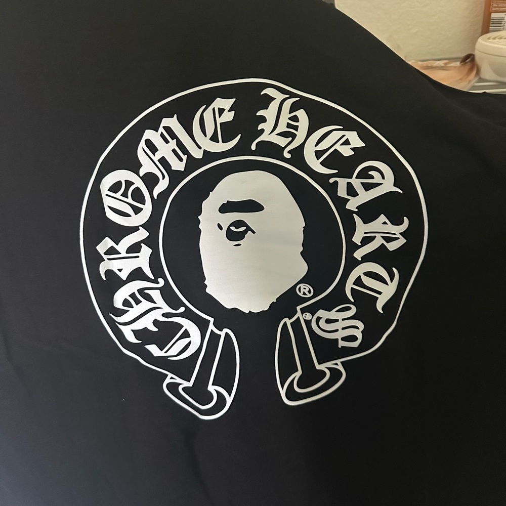 Chrome Hearts Black and White Graphic Tee